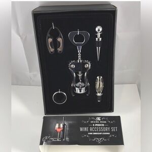 WINE ACCESSORY 5 PIECE SET (NEW)